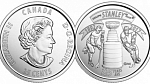 Монета  25 центов 2017 г 125 лет Кубку Стенли Канада