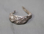 Серьга Колосок, серебро, 925 пр, размер 1,7х1,5 см, вес 1,47 гр  (11)