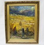 Картина Осенняя мелодия, Каримов Аскар, холст, масло, 37,5х50 см