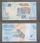 Бона 100 ариари 2017 г Мадагаскар 00336485  (АВ 34)