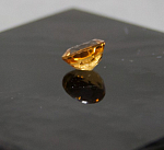 Цитрин оранжевый, диаметр 9 мм  2,7 ct (2)
