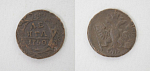Монета Елизаветы  Денга 1750 года   (51)