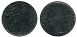 Монета 100 лир, 1964 г, Италия