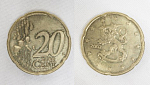 Монета 20 евроцентов 2002 год  Финляндия (А121)