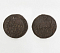 Монета  Екатерины II  1 копейка  1790 г ЕМ передатировка 1790/89.гг  (59)