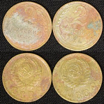 Монета  2 копейки 1940 г