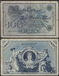 Банкнота 100 рейхсмарок 1908 г, Германия, 7987693