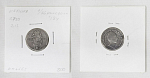 Монета 1/16 риксдалера 1848 года, Швеция,  серебро (А 1/131)