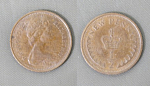 Монета 1/2 пенни 1974 года Великобритания (152)