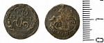 Монета Екатерины II  Полушка , 1767 г. ЕМ 