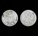 Монета 15 копеек 1904 год, АР, Николая II, 2,6 гр, серебро (С27)