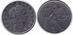 Монета 100 лир, 1977 год, Италия