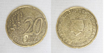 Монета 20 евроцентов 2003 год  Нидерланды (А109)