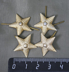 Знаки петлички Звёзды 4 шт  (39)