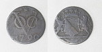 Монета 1 дуит 1790 года, Голландская Ост-Индия (А 66)