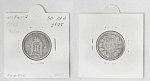 Монета 50 эре 1875 года, Швеция,  серебро (А 1/111)