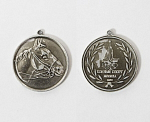 Значок Брелок. Олимпиада, Москва, 1980, Конный Спорт диаметр - 32 мм (501)