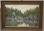 Картина.Омячкин.картон, масло 1911 г. 