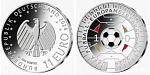 Монета 11 евро 2024 года - UEFA EURO 2024, Germany, Германия, серебро 