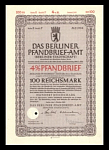 Облигация 100 рейхсмарок 1942 г Германия № 01894
