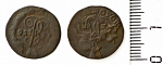 Монета Екатерины II  Полушка , 1786г. ЕМ 
