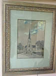 Н.Х. "Костел", 1891, размер 30х40 см