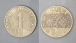 Монета 1 шиллинг 1991 года Австрия  (37)