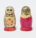 Игрушка Матрёшка, дерево, высота 4 см (3)